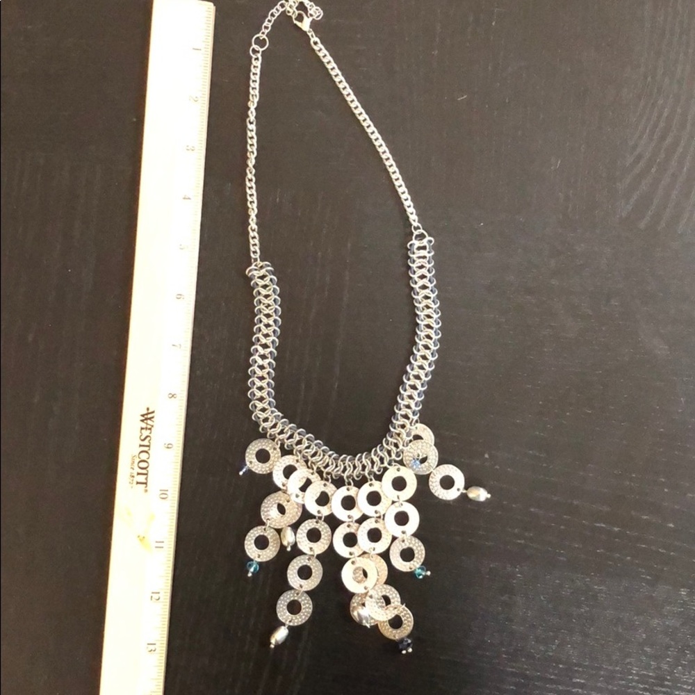 Silver color necklace